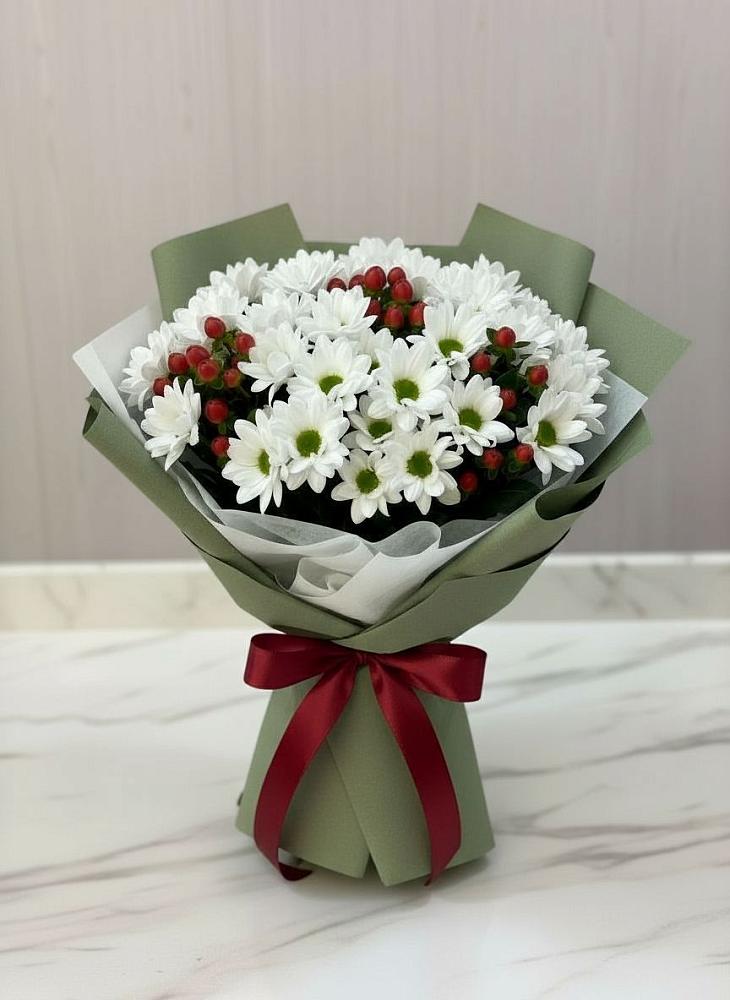 Букет цветов из: Хризантемы в Спутник