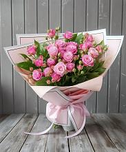 Букет Розовый кустик в Спутник