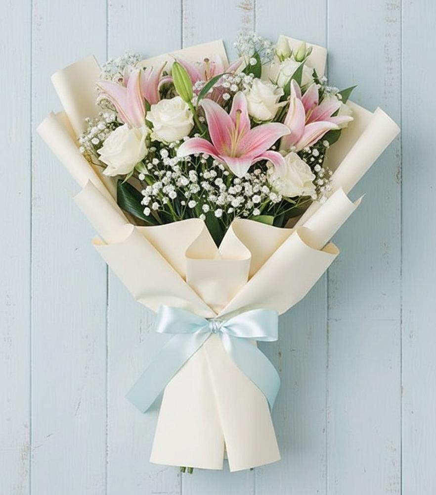 Букет цветов из: Лилии в Спутник