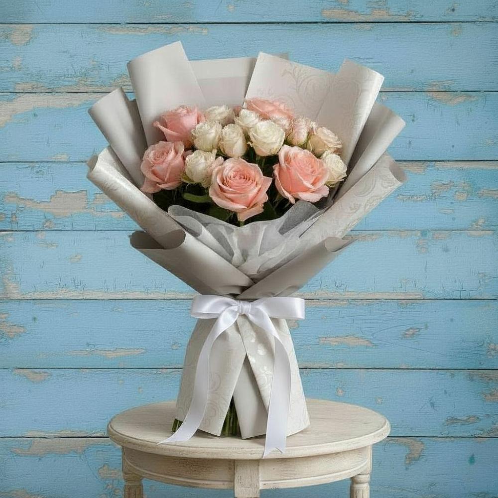 Букет цветов из: Розы в Спутник