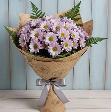 Букет цветов из:  Хризантемы в Спутник