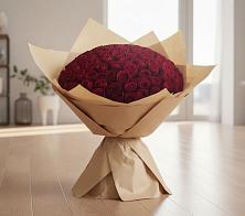 Букет 101 Красная роза в Спутник