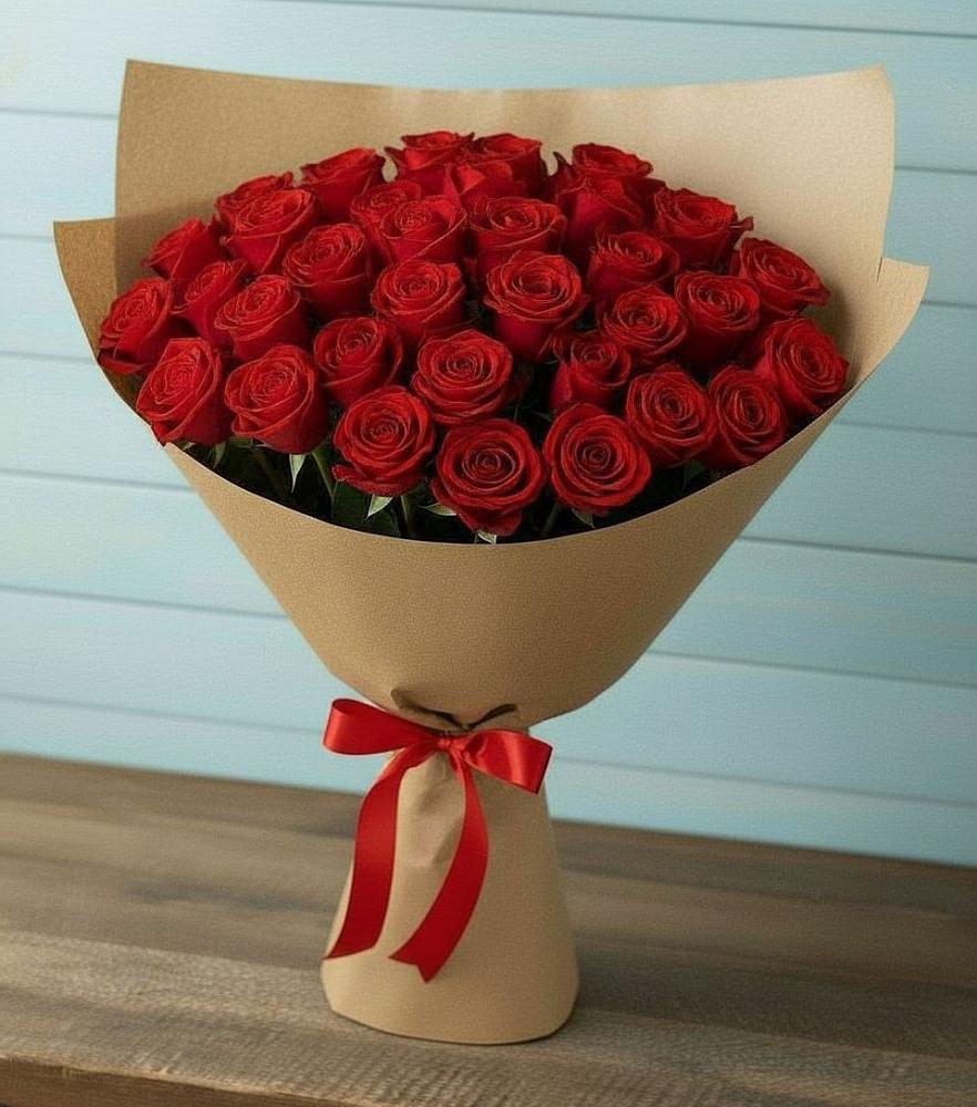 Букет Красные розы Милано в Спутник