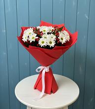 Букет цветов из:  Хризантемы #REPLACE_PRED# Спутник