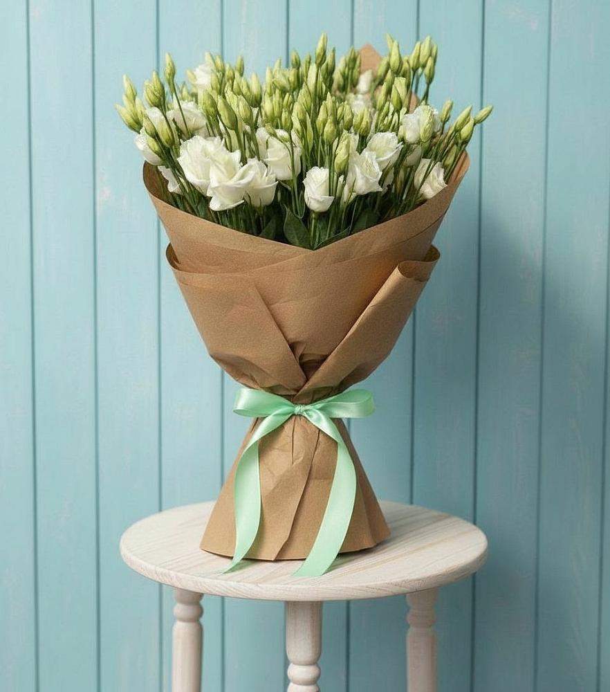 Букет цветов из: Лизиантусы в Спутник