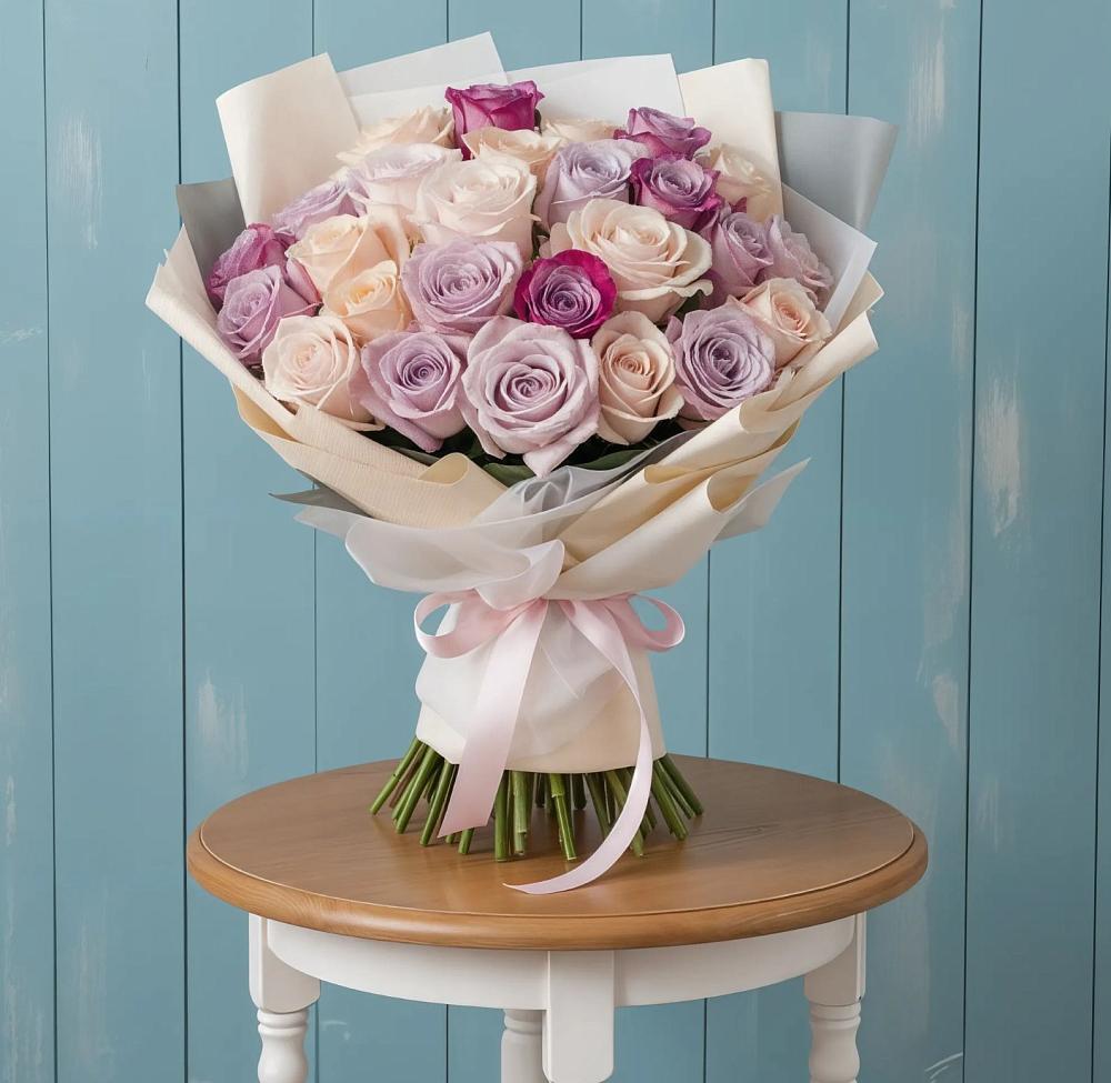 Букет цветов из: Розы в Спутник