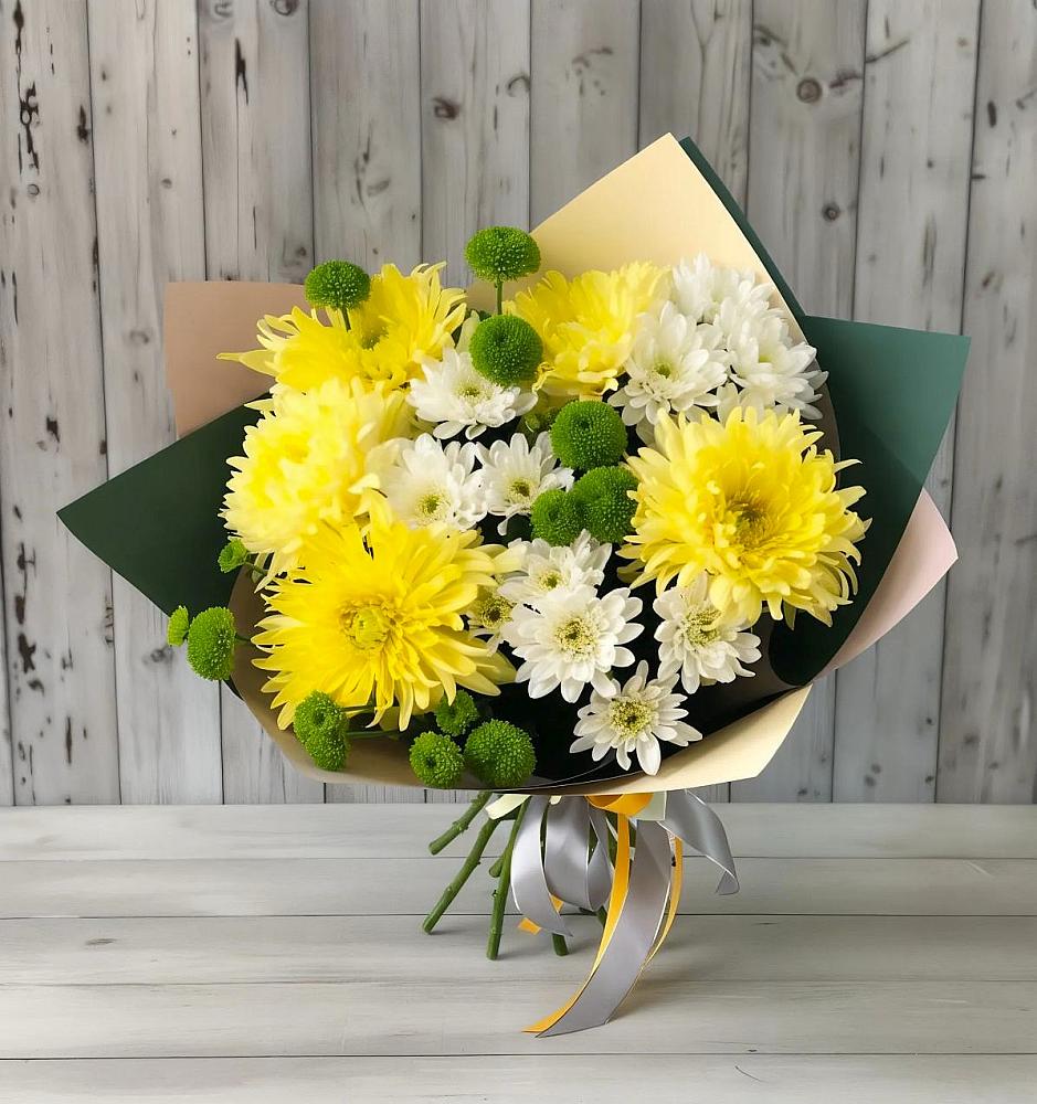 Букет цветов из: Хризантемы в Спутник