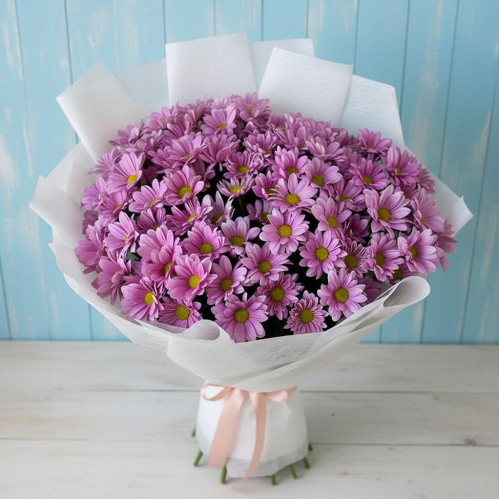 Букет цветов из: Хризантемы в Спутник