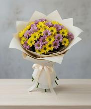 Букет цветов из:  Хризантемы в Спутник