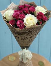 Букет цветов из:  Розы #REPLACE_PRED# Спутник