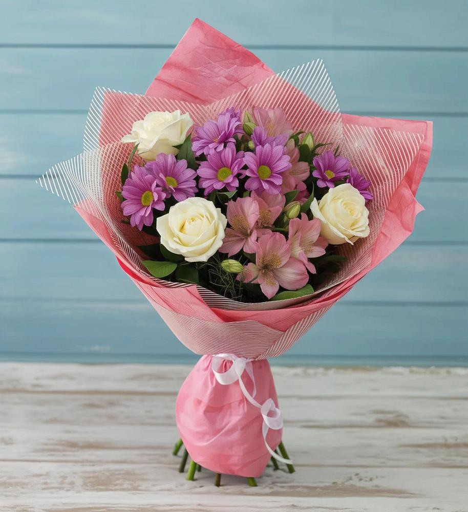 Букет цветов из: Герберы в Спутник