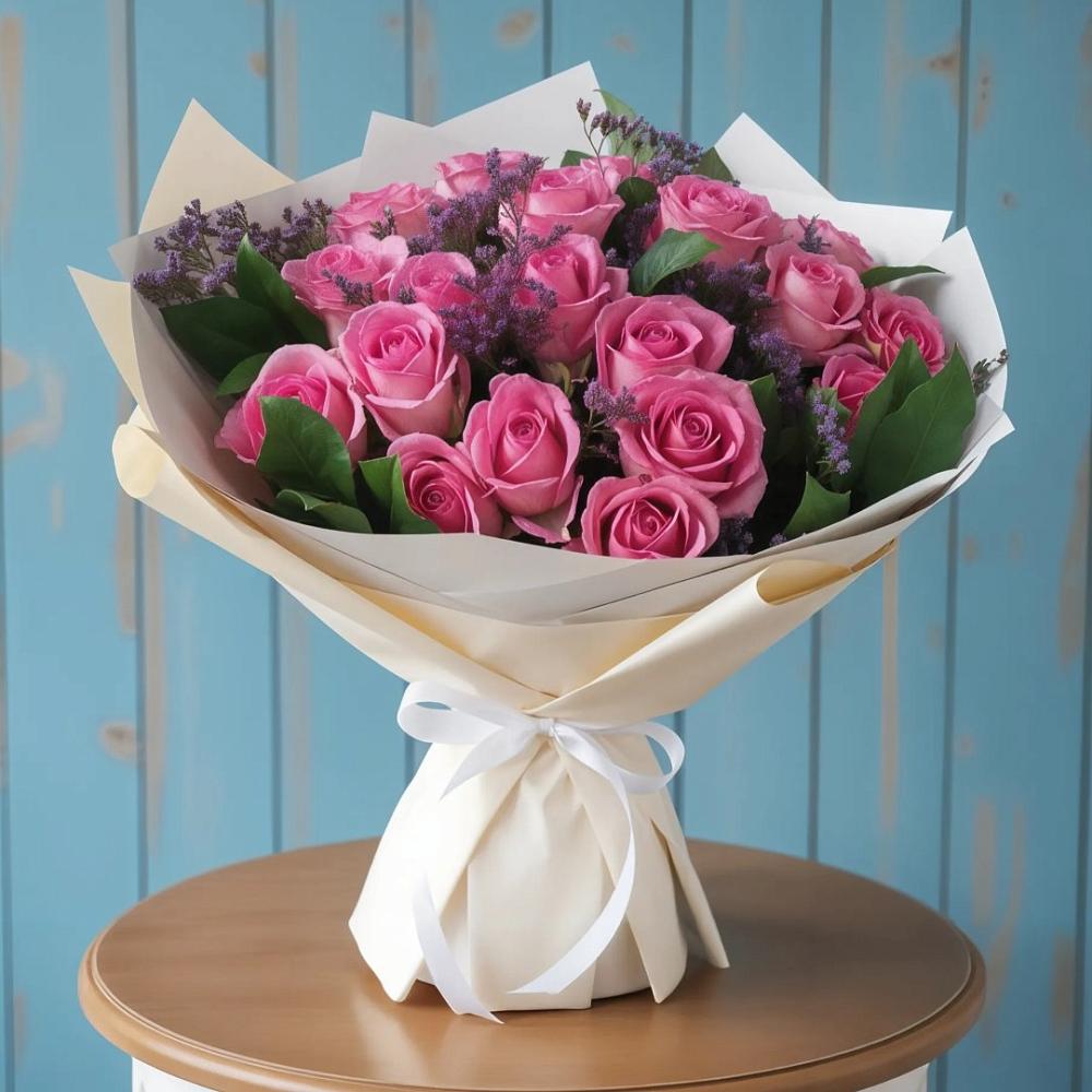 Букет цветов из: Розы в Спутник